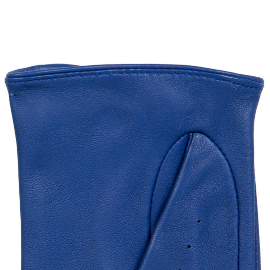 Dents Women's Fingerless Unlined Leather Driving Gloves – Marine
