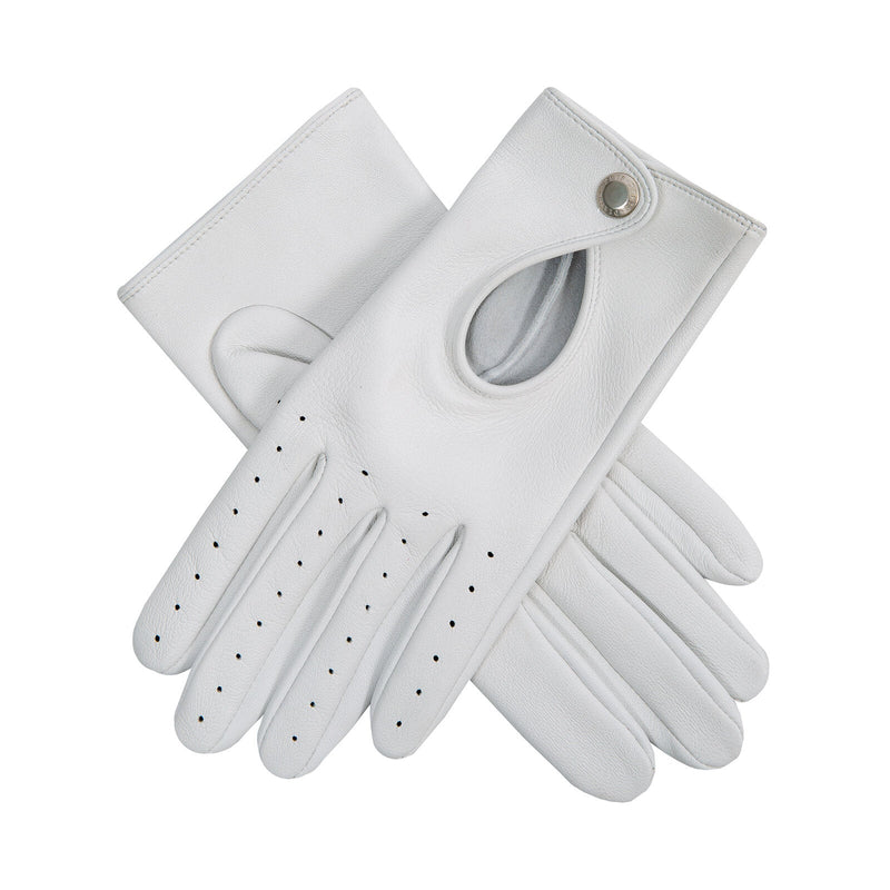 Load image into Gallery viewer, Dents Womens Leather Driving Gloves in Pearl-6
