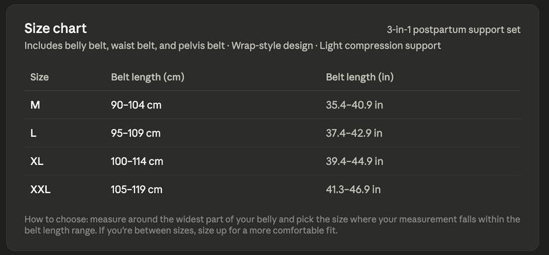 Load image into Gallery viewer, 3-in-1 Womens Postpartum Adjustable Belly Band in Black-2
