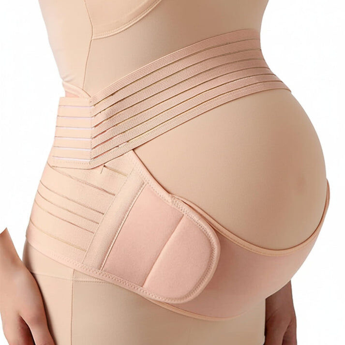Load image into Gallery viewer, 3-in-1 Womens Postpartum Adjustable Belly Band in Pink-1
