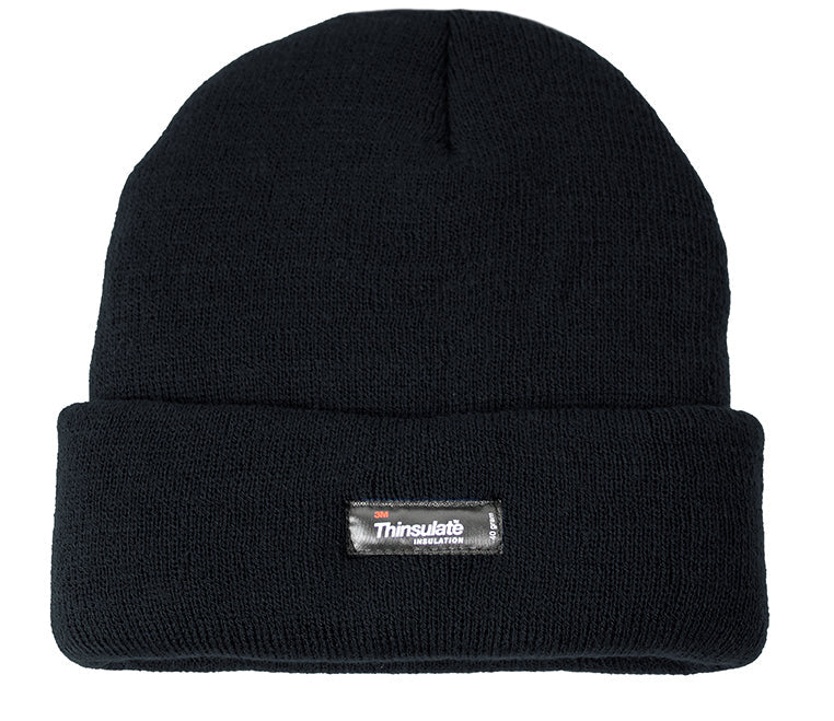 Load image into Gallery viewer, DENTS 3M THINSULATE Pull On Beanie Ski Knit Thermal Insulated Hat - Black-1
