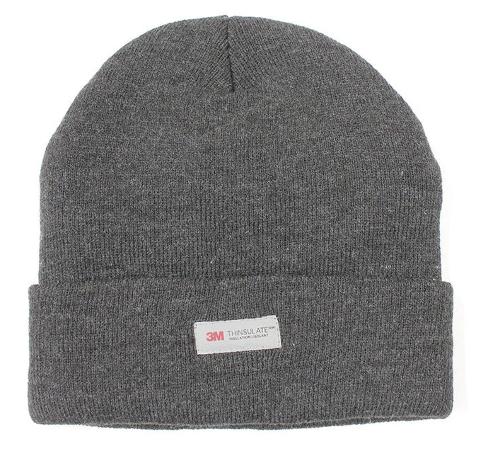 Dents 3M Thinsulate Pull On Beanie Hat Ski Knit Thermal Insulated in Charcoal Grey-0