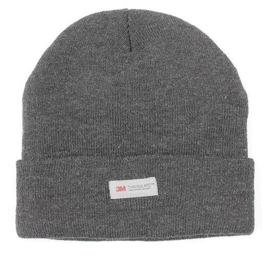 Dents 3M Thinsulate Pull On Beanie Hat Ski Knit Thermal Insulated in Charcoal Grey-0
