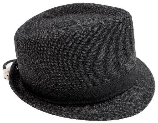 Load image into Gallery viewer, DENTS Wool Trilby Hat Stingy Brim w Band Fedora Warm Winter Fully Lined - Charcoal-3
