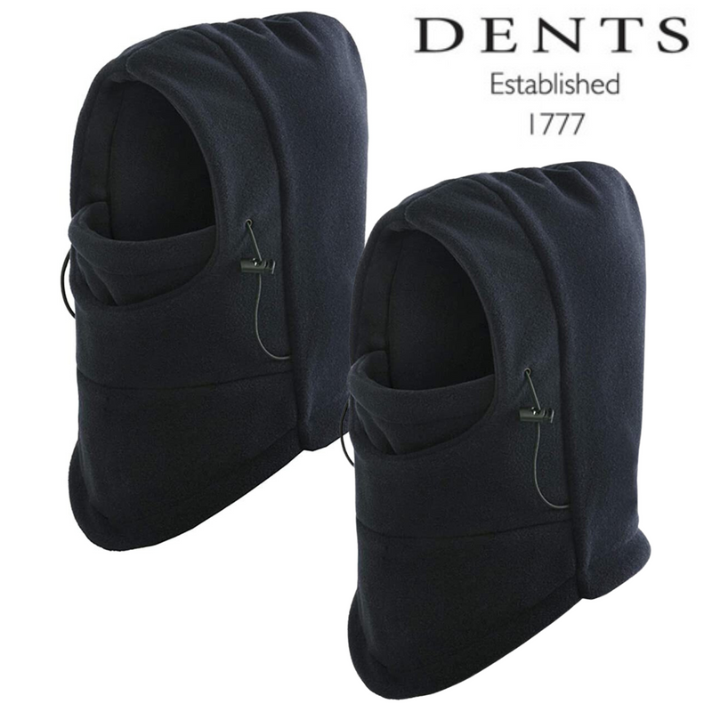 Load image into Gallery viewer, 2x Windproof Thermal Fleece Balaclava Beanie Hat Full Face Mask Ski - Black-1
