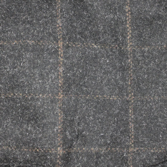 DENTS Tweed Flat Cap Wool Ivy Hat Driving Cabbie Quilted - Black-3