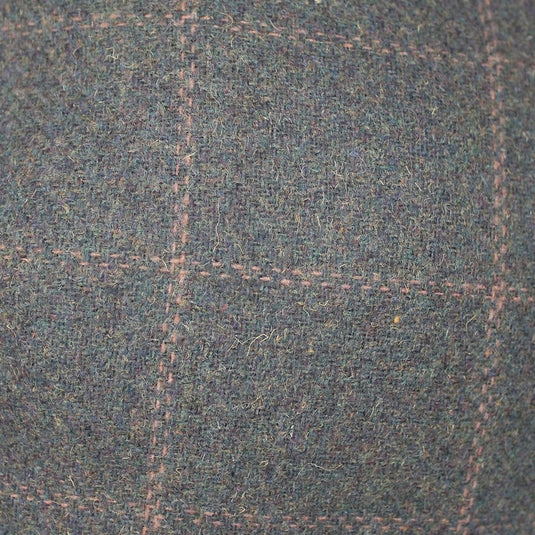 DENTS Tweed Flat Cap Wool Ivy Hat Driving Cabbie Quilted  - Hunter Green-3
