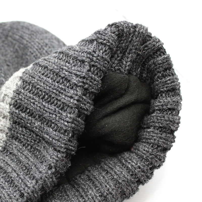 Load image into Gallery viewer, Dents Mens Thermal Insulation Wool Blend Knit Beanie Warm Winter Thick Hat - Charcoal-2

