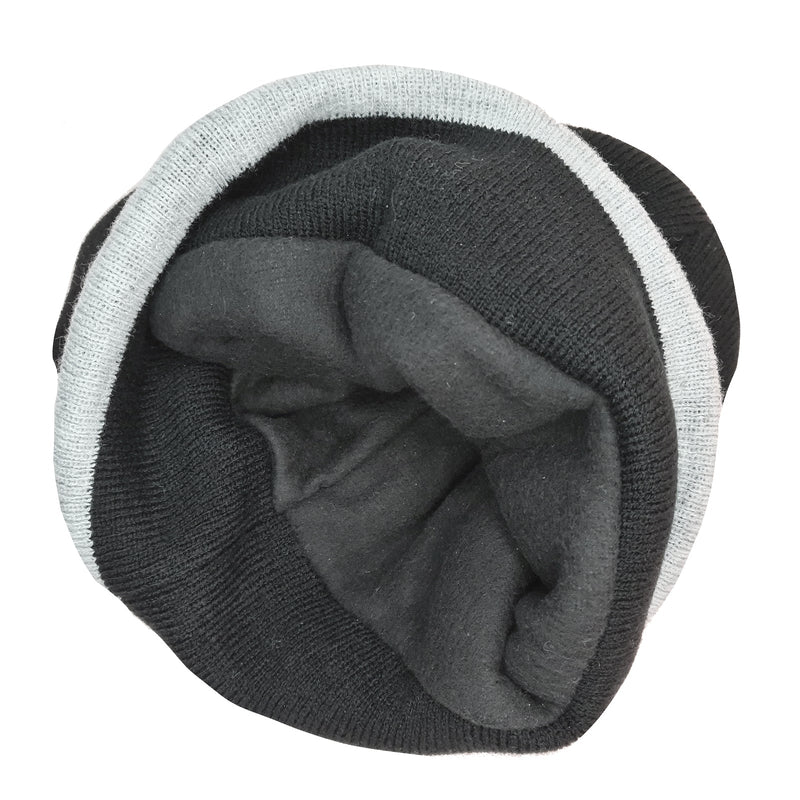 Load image into Gallery viewer, Dents 3M Thinsulate Beanie Hat with Contrast Brim Edge - Black-2
