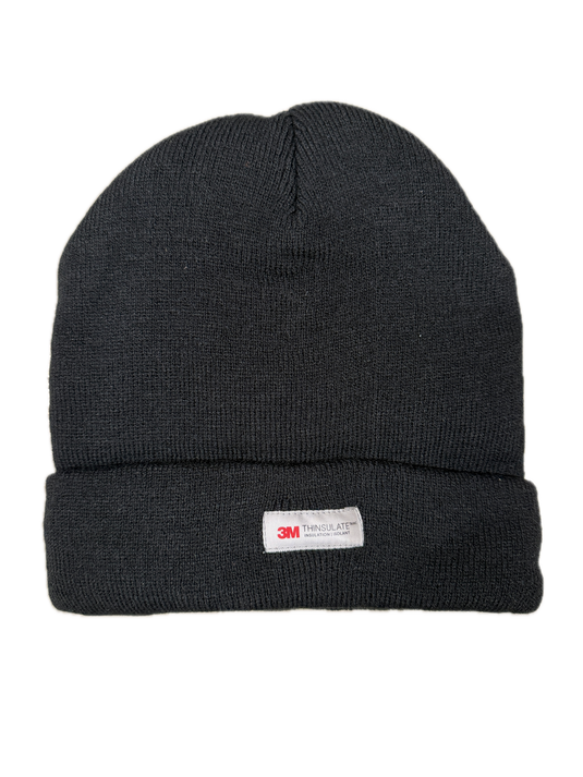 Dents 3M Thinsulate 4 Layer Knit Turn Up Brim Beanie Hat in Black (One Size)-2