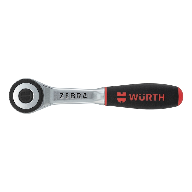 Load image into Gallery viewer, Wurth 1/4" Reversible Ratchet Wrench 360 Degree Twist Handle Chrome Vanadium 135mm-2
