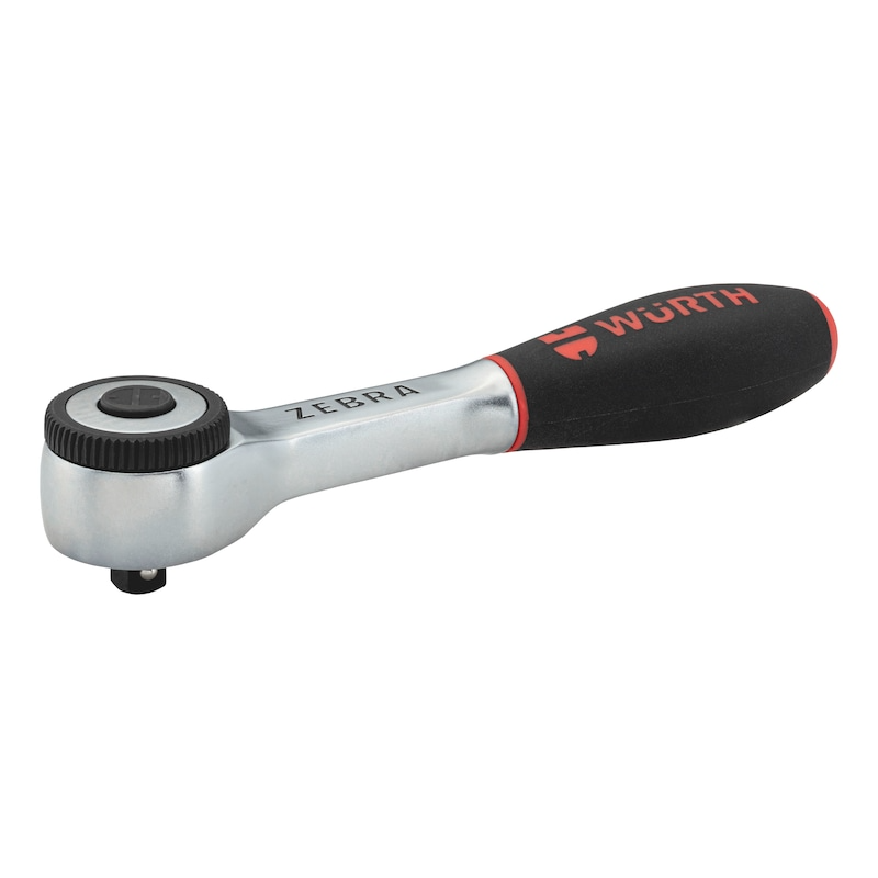 Load image into Gallery viewer, Wurth 1/4" Reversible Ratchet Wrench 360 Degree Twist Handle Chrome Vanadium 135mm-0
