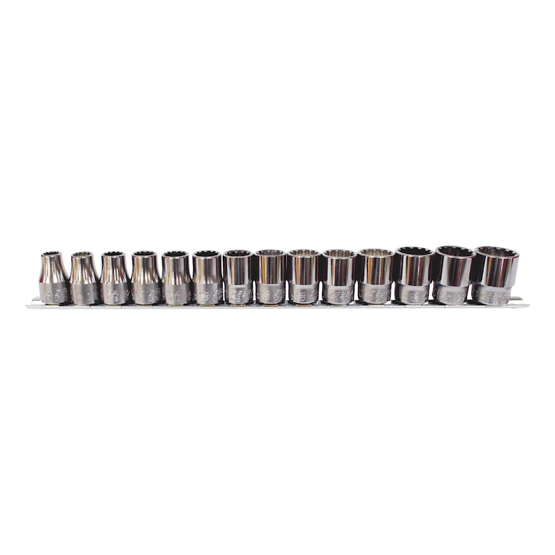 Load image into Gallery viewer, 14pcs 1/2" Drive Multi Wrench Socket Set 10–24mm Chrome Vanadium Metric Imperial-1
