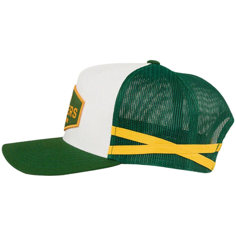 Load image into Gallery viewer, Ringers Western Cunningham Kids Trucker Cap Mesh Back Snapback in Lake Green-4
