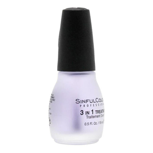 Sinful Colors Nail Polish 3 In 1 Treatment Top Coat 15ml  -  1707-2