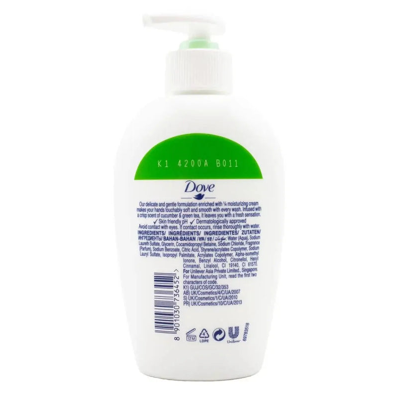 Load image into Gallery viewer, 6x Dove 250mL Handwash Nourishing Cucumber And Green Tea Scent-3

