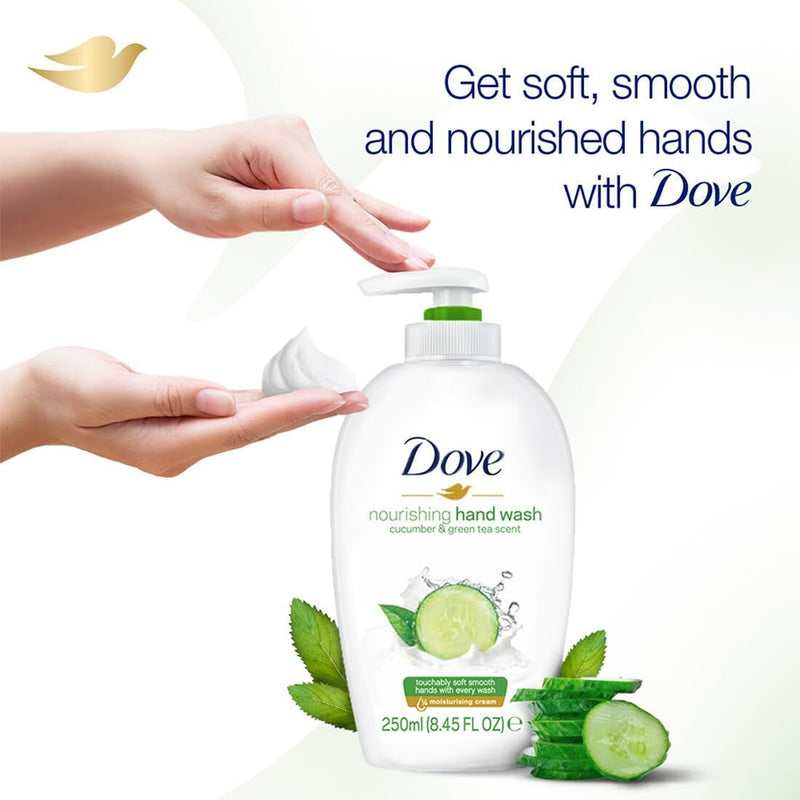 Load image into Gallery viewer, Dove Nourishing Hand Wash Cucumber Green Tea Scent 250mL-4
