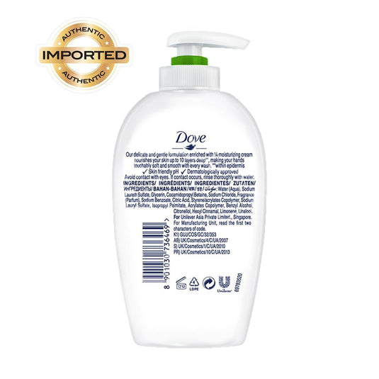 Dove Nourishing Hand Wash Cucumber Green Tea Scent 250mL-3