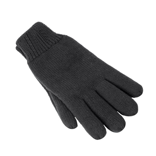 3M THINSULATE Gloves Snow Ski Knitted Polar Fleece Lined Thermal in Black-1