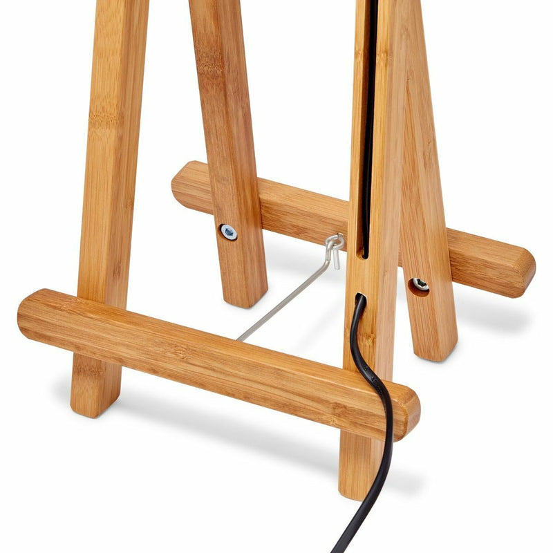 Load image into Gallery viewer, 61cm Bamboo Easel Table Lamp Modern Scandi Designer Desk Light Bedroom Office-3
