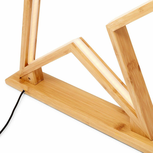 52cm Bamboo Star LED Table Desk Lamp Light Modern Designer - Natural-2