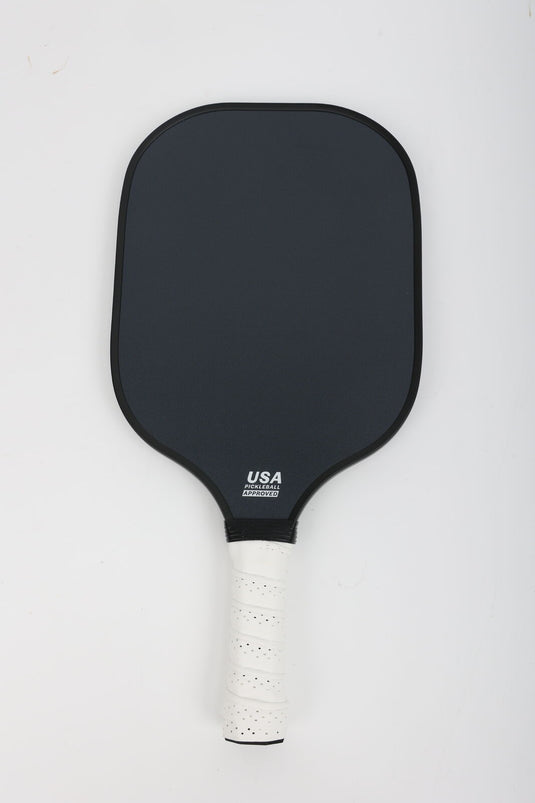 Graphite Carbon Fiber Pickleball Paddles Pickle Ball Racket Racquet in Plain Black-0