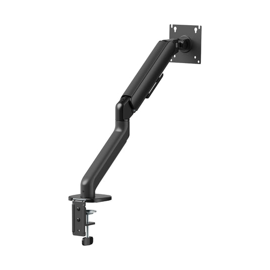 Gas Spring Single Screen Monitor Arm for 17-32" Displays Screen Holder VESA Mount in Matte Black-3