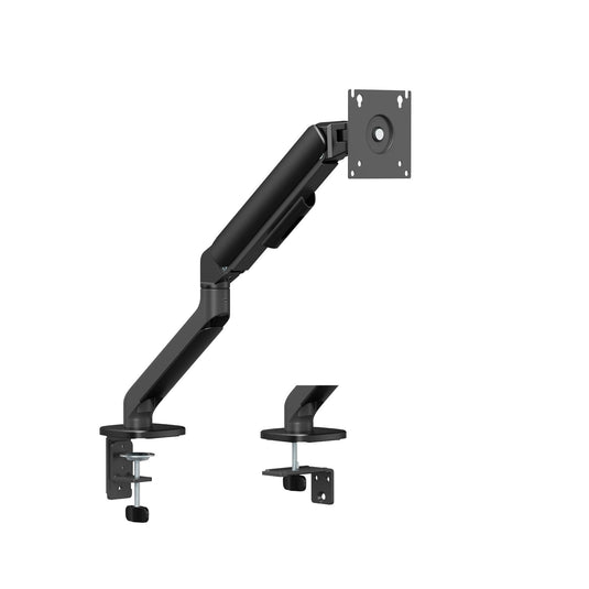 Gas Spring Single Screen Monitor Arm for 17-32" Displays Screen Holder VESA Mount in Matte Black-2