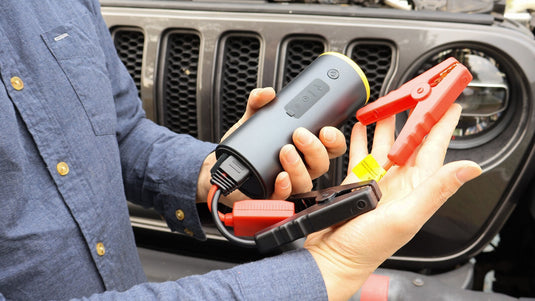 5-in-1 Auto Smart Kit Model B-C with Tyre Inflator, Jump Starter, Multi-Functional Blow and Vacuum, Camping Light and Power Bank-4