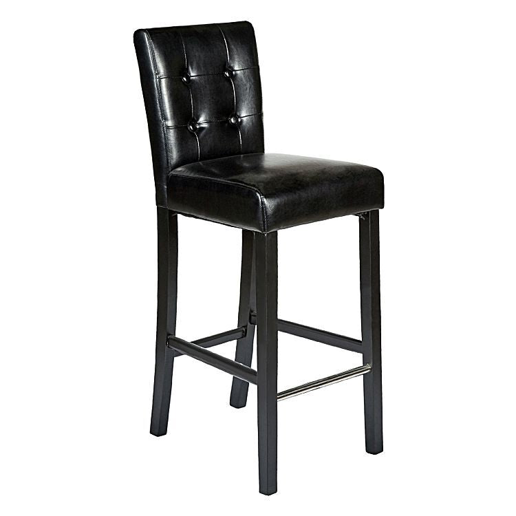 Load image into Gallery viewer, Set of 2 Manhattan Bar Stools Wooden Barstools Chairs Vintage - Black-4
