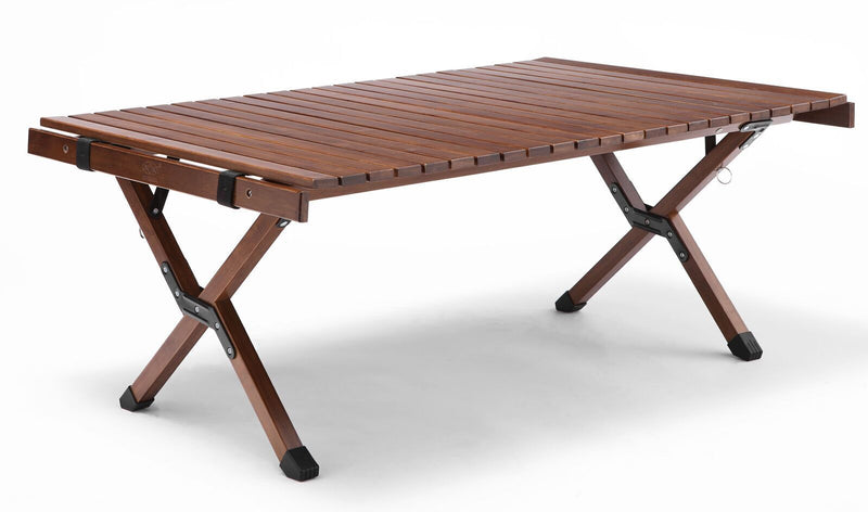 Load image into Gallery viewer, 3x 93cm Foldable Bamboo Outdoor Camping Table Waterproof Wooden Travel - Large-2
