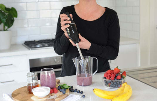 Bamix Classic Immersion Blender 140W Stick Mixer Stainless Steel Blade Black-2