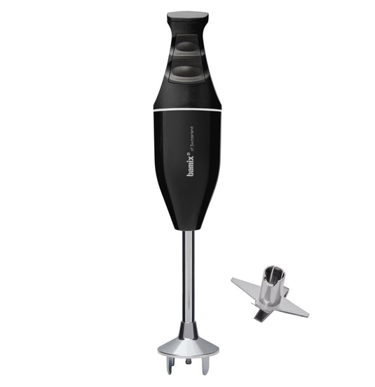 Bamix Classic Immersion Blender 140W Stick Mixer Stainless Steel Blade Black-0