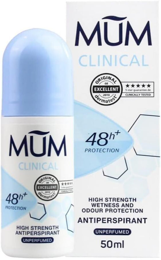 Mum Unperfumed Roll On Antiperspirant 50ml-1