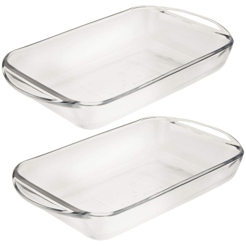 Load image into Gallery viewer, 2x Anchor Hocking Fire-King Rectangular Baker 28x20cm - 2 Litre Capacity-1
