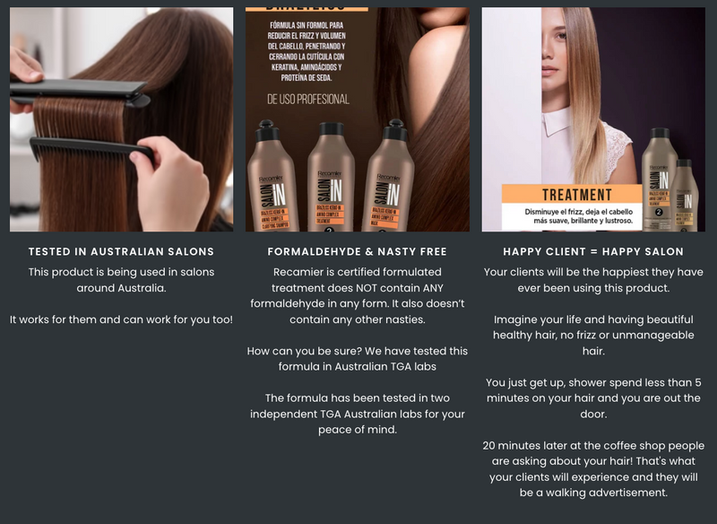 Load image into Gallery viewer, 1 Litre Premium Recamier Pure Keratin Treatment Smoothing Straightening (Step 2)-4
