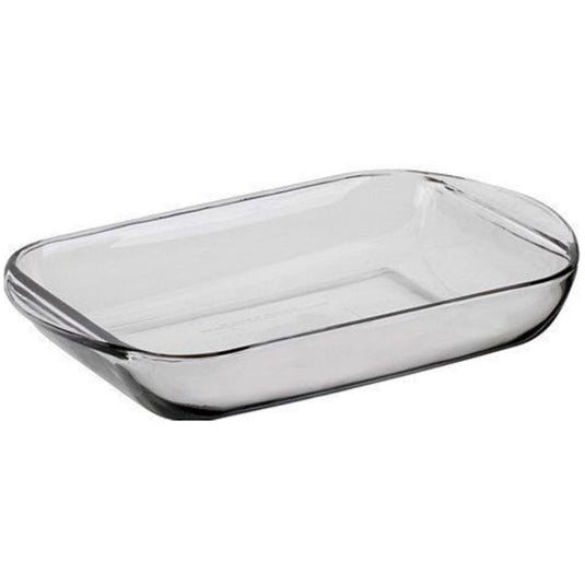 2x Anchor Hocking Fire King 34x28cm 4L Rectangular Glass Baker Dish - Clear-3