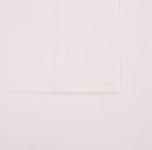 FRYE Cotton/Linen Blend 4-Piece Bed Sheet Set in White (Full/Double Size)-2