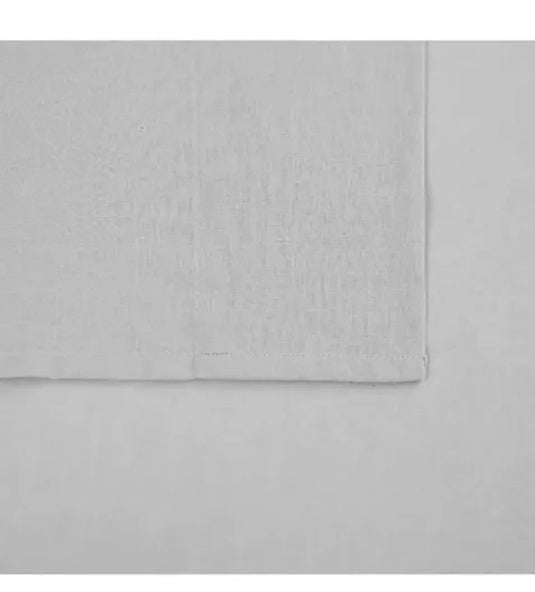FRYE Cotton/Linen Blend 4-Piece Bed Sheet Set in Grey (Full/Double Size)-3