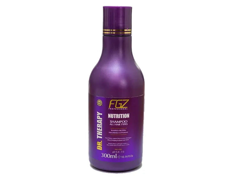 Load image into Gallery viewer, Nutrition Pro Shampoo 300ml (Seaweed Protein, Macadamia and D'pantenol) by FGZ Keratin &amp; Nanoplasty SAFE-1
