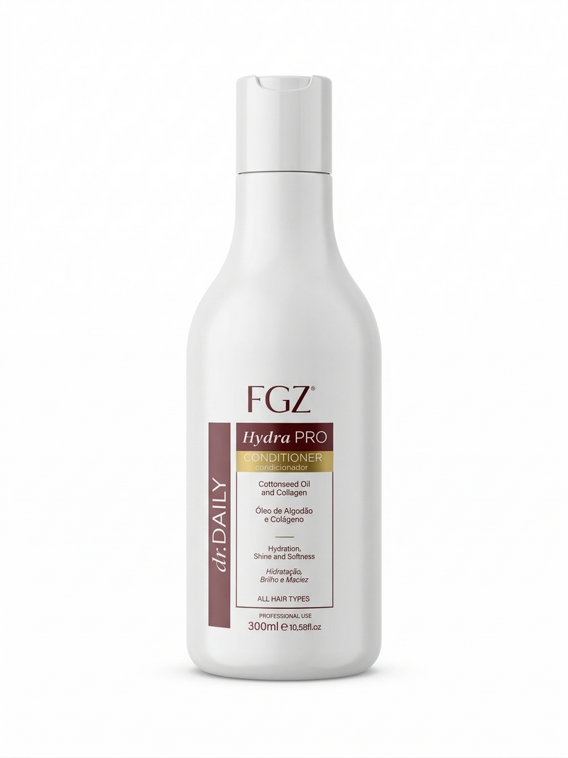 Load image into Gallery viewer, Hydra Pro Conditioner 300ml (Cottonseed Oil / Collagen / Silk Protein) by FGZ Keratin &amp; Nanoplasty SAFE-1
