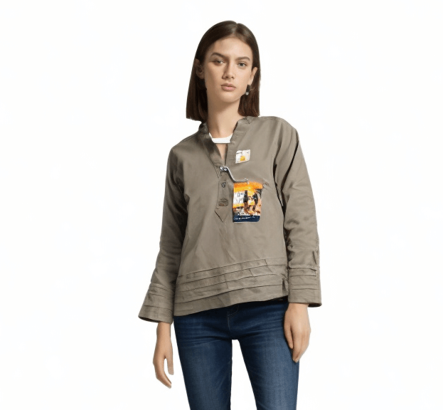 Load image into Gallery viewer, ExOfficio Dryflylite Top T Shirt Long Sleeve Womens T Shirt UV Protection 2001-0906 - Acorn
