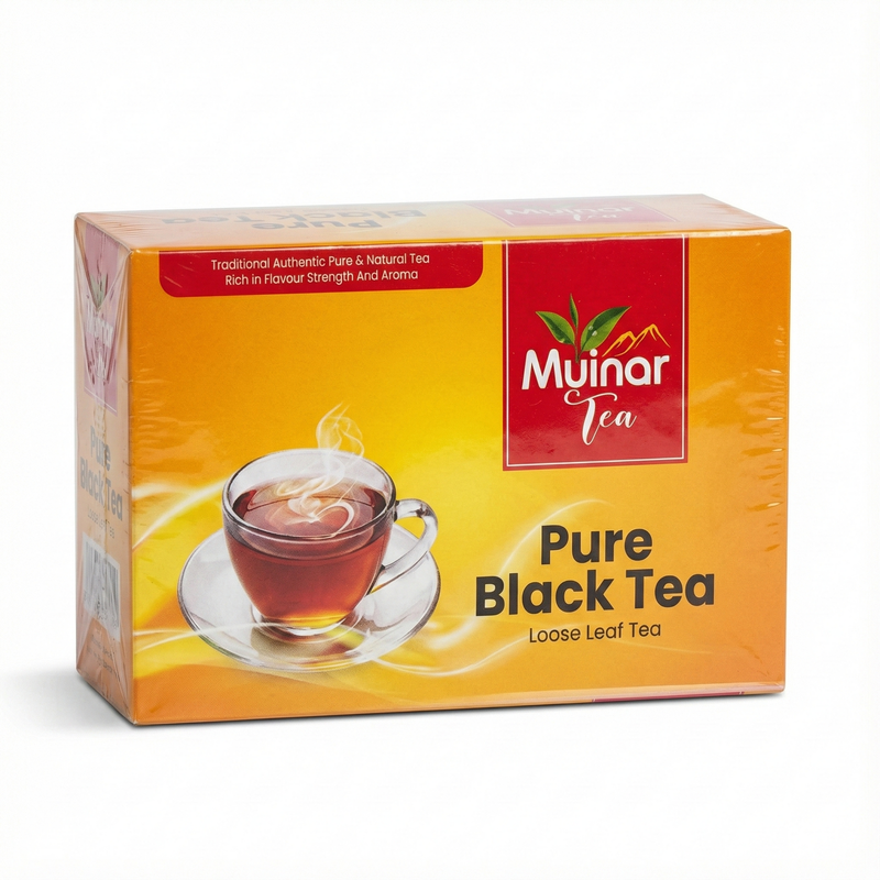 Load image into Gallery viewer, 72x Muinar 130g (9.36kg Total) Pure Black Tea - Loose Leaf (Bulk Box) 9.36kg Total-2

