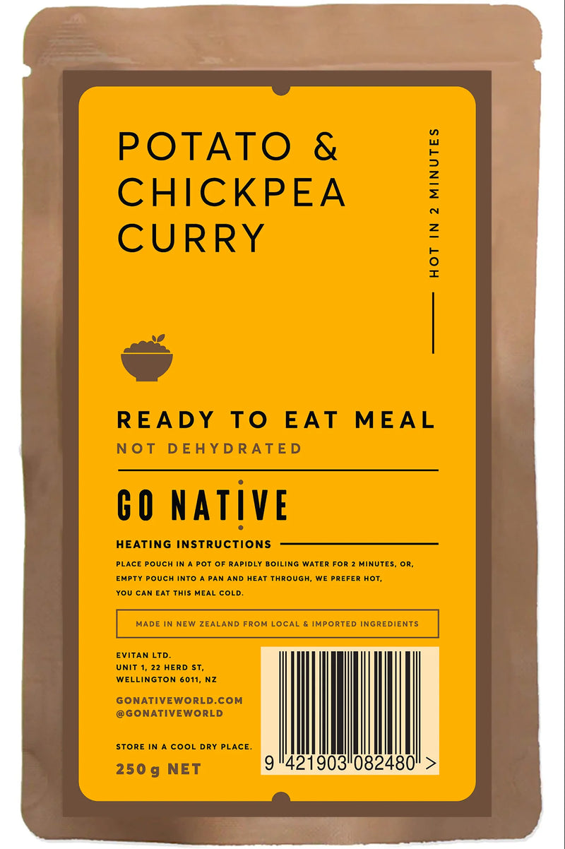 Load image into Gallery viewer, Go Native MRE Potato &amp; Chickpea Curry
