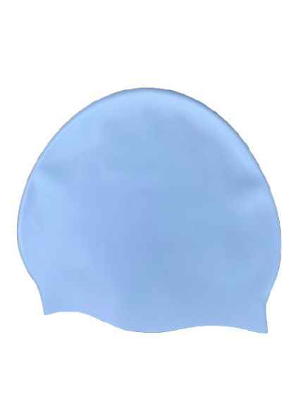 White Latex Swimming Cap