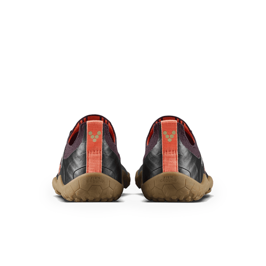 Vivobarefoot Primus Trail Knit FG Kids Huckleberry/ Molten Lava-4