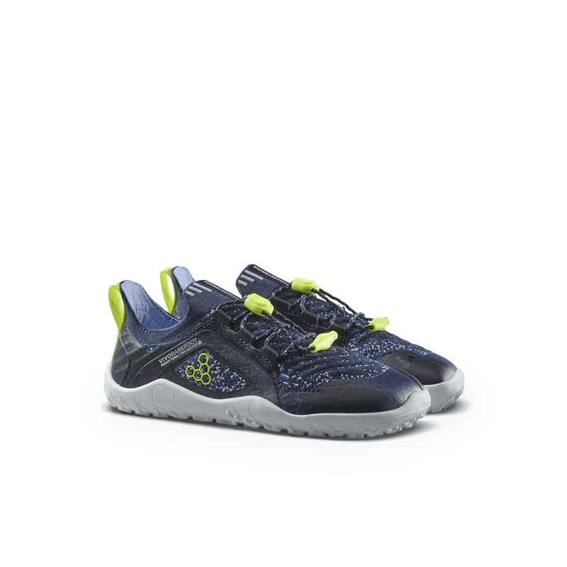 Load image into Gallery viewer, Vivobarefoot Primus Trail Knit FG Kids Barefoot Trail Shoe – Night Sky
