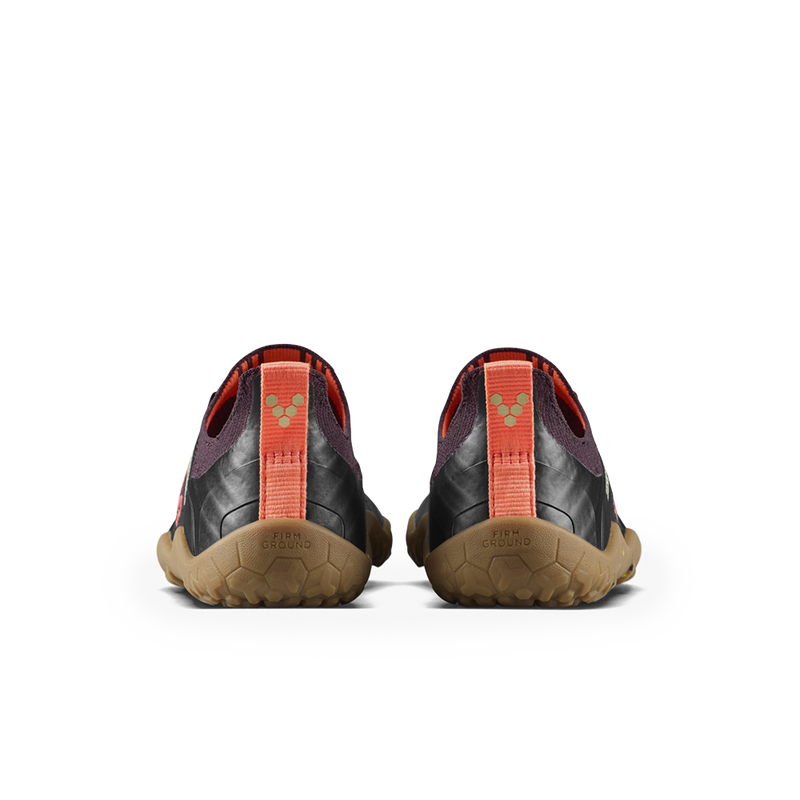 Load image into Gallery viewer, Vivobarefoot Primus Trail Knit FG Preschool Huckleberry/ Molten Lava-4
