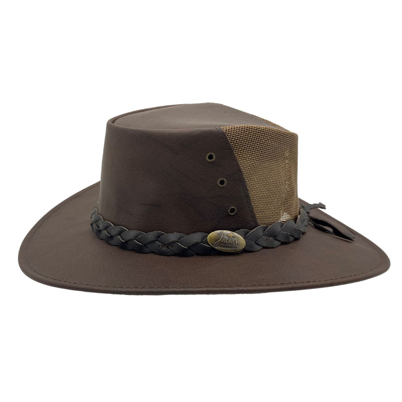 Load image into Gallery viewer, Jacaru 1150 Kangaroo Breeze Hat – Breathable Kangaroo Leather
