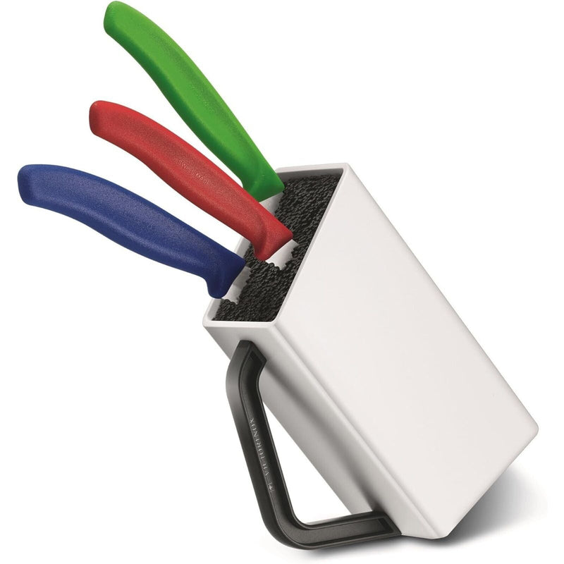 Load image into Gallery viewer, Victorinox Swiss Classic Empty Cutlery Knife Block in White-4
